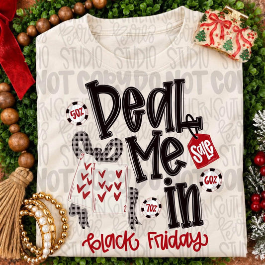 Deal me – black
