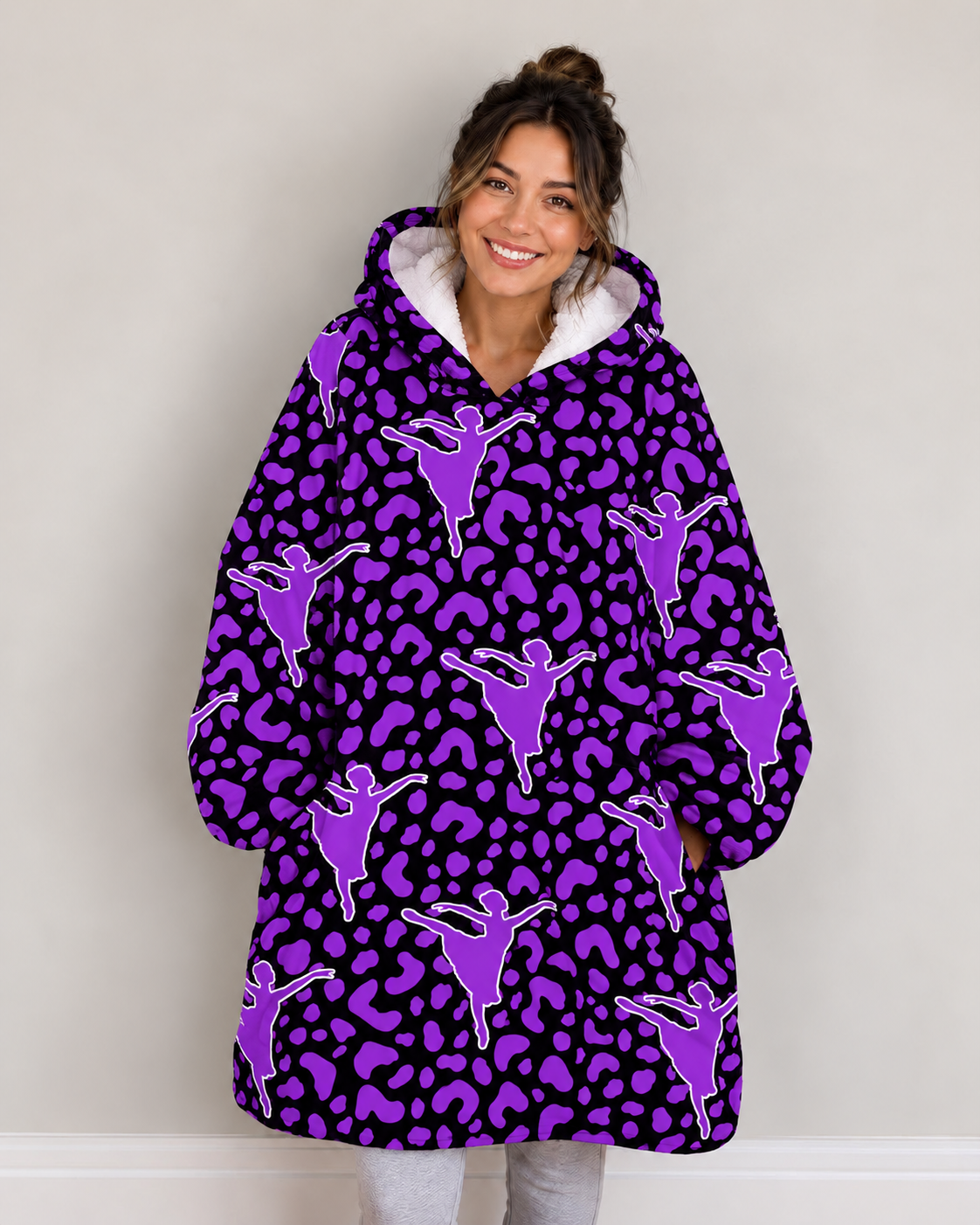 Live gracefully blanket hoodie