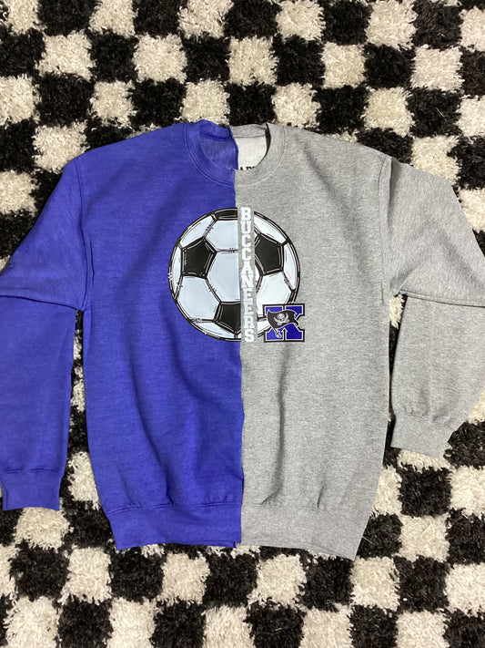 M Xenia soccer split sweatshirt - in stock