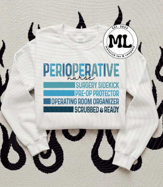 Peri op nurse teal