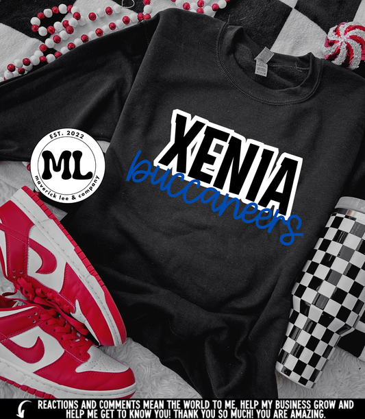 White/black/blue Xenia Buccaneers