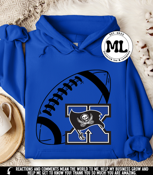 Simple Xenia football and logo