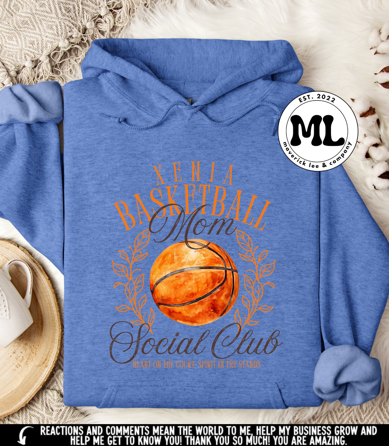 Sideline mom, social club basketball