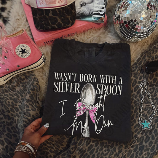 I bought my own - white font