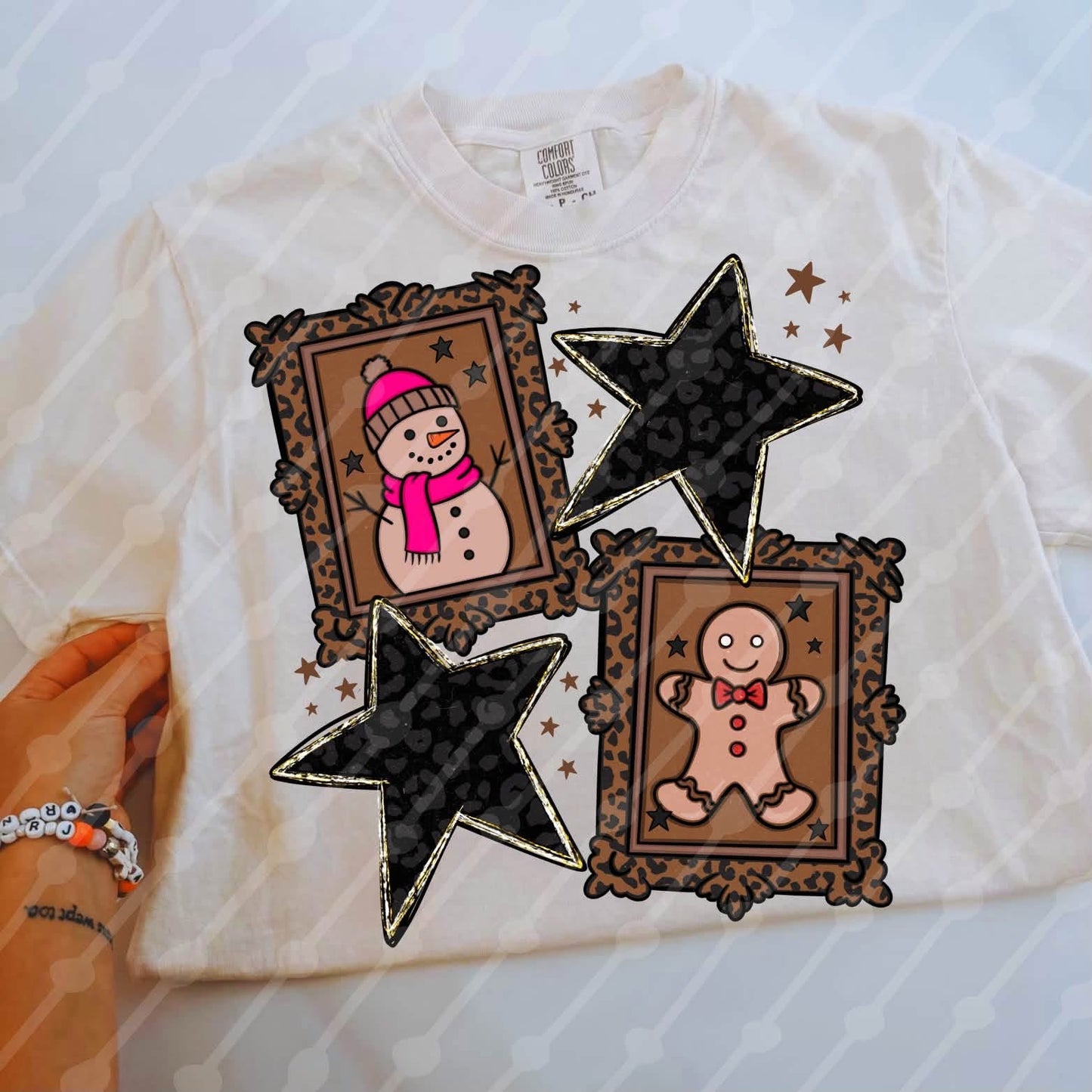 Cheetah gingerbread frames