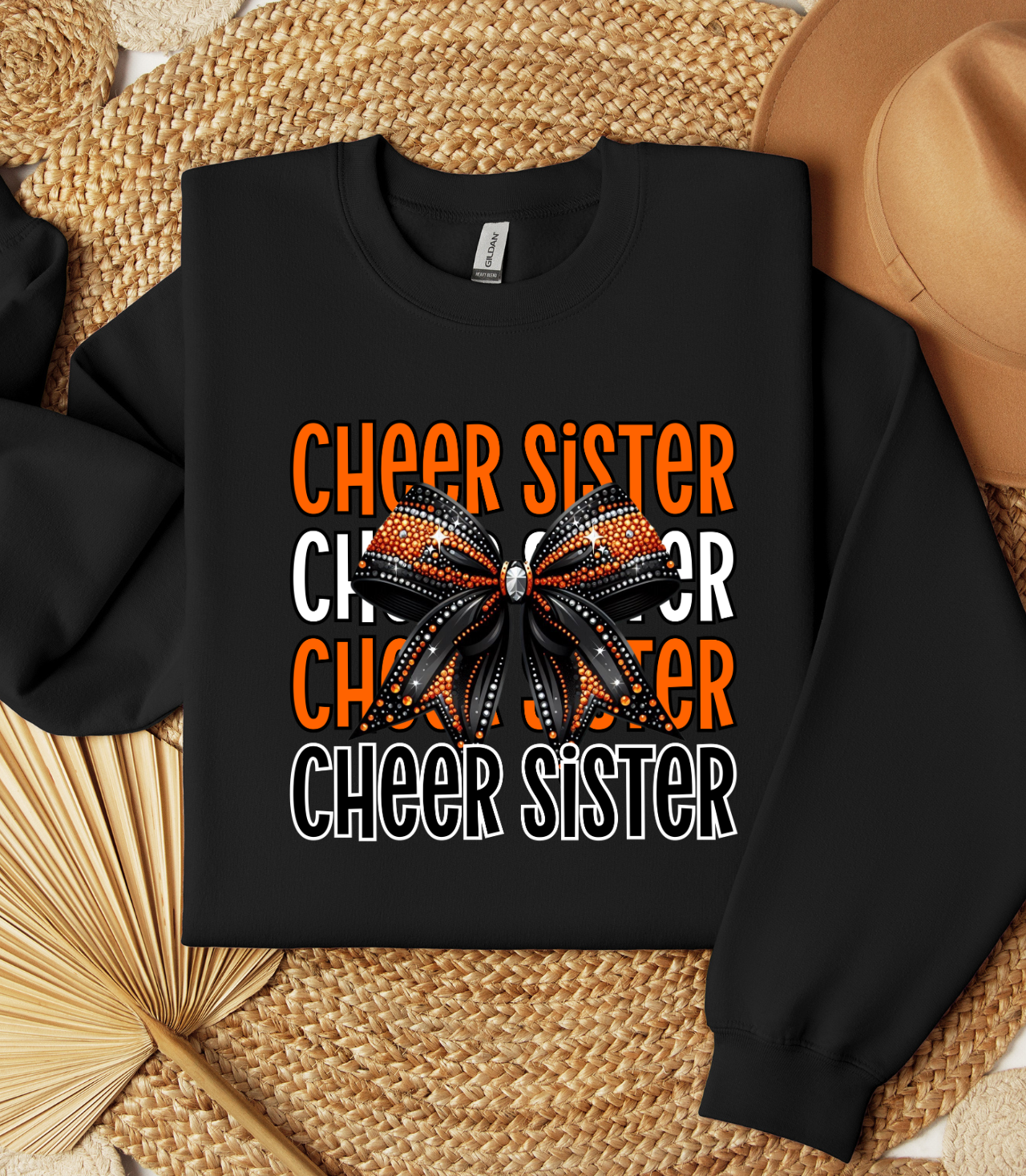 Cheer sister orange