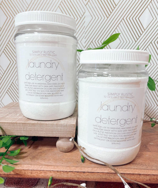 Powder laundry detergent