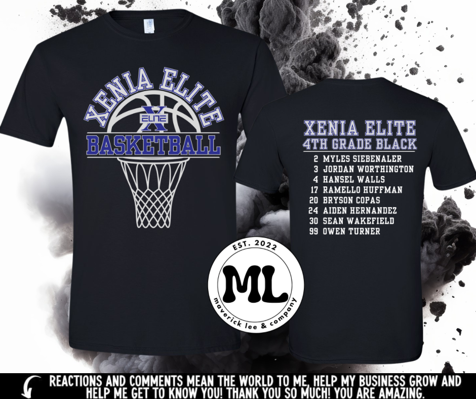 Xenia elite 4th grade black