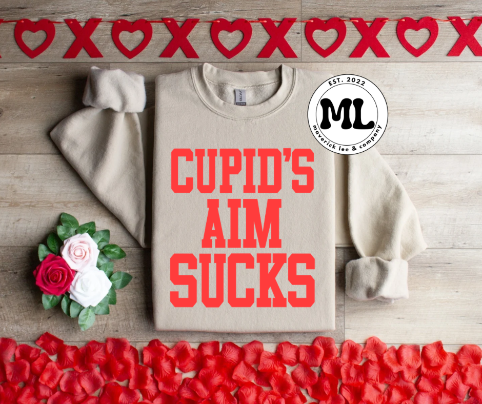 Cupid’s aim sucks red