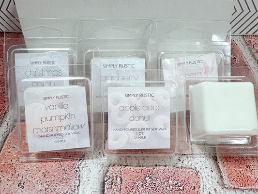 Holiday sample scent wax pack