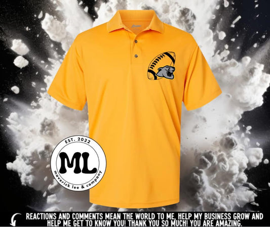 Pocket logo panthers football