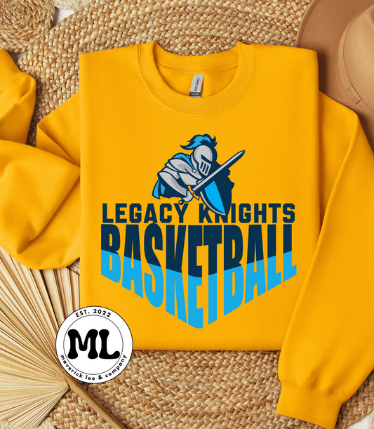 Legacy angled down basketball