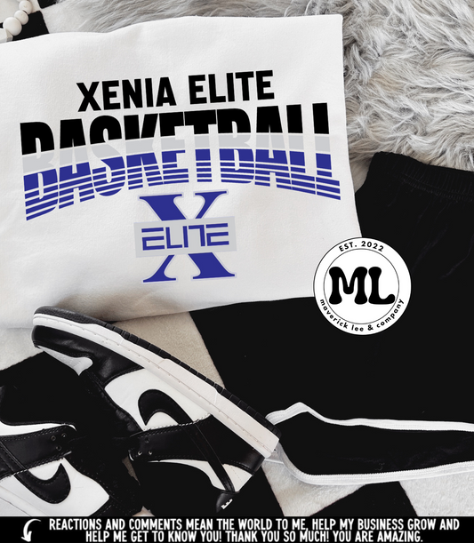 Xenia elite basketball stripe