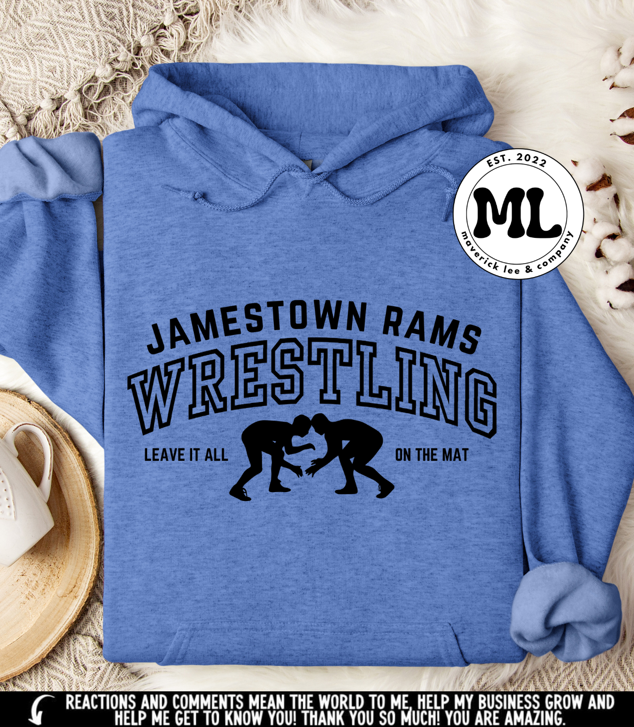 Jamestown Rams leave it all on the mat