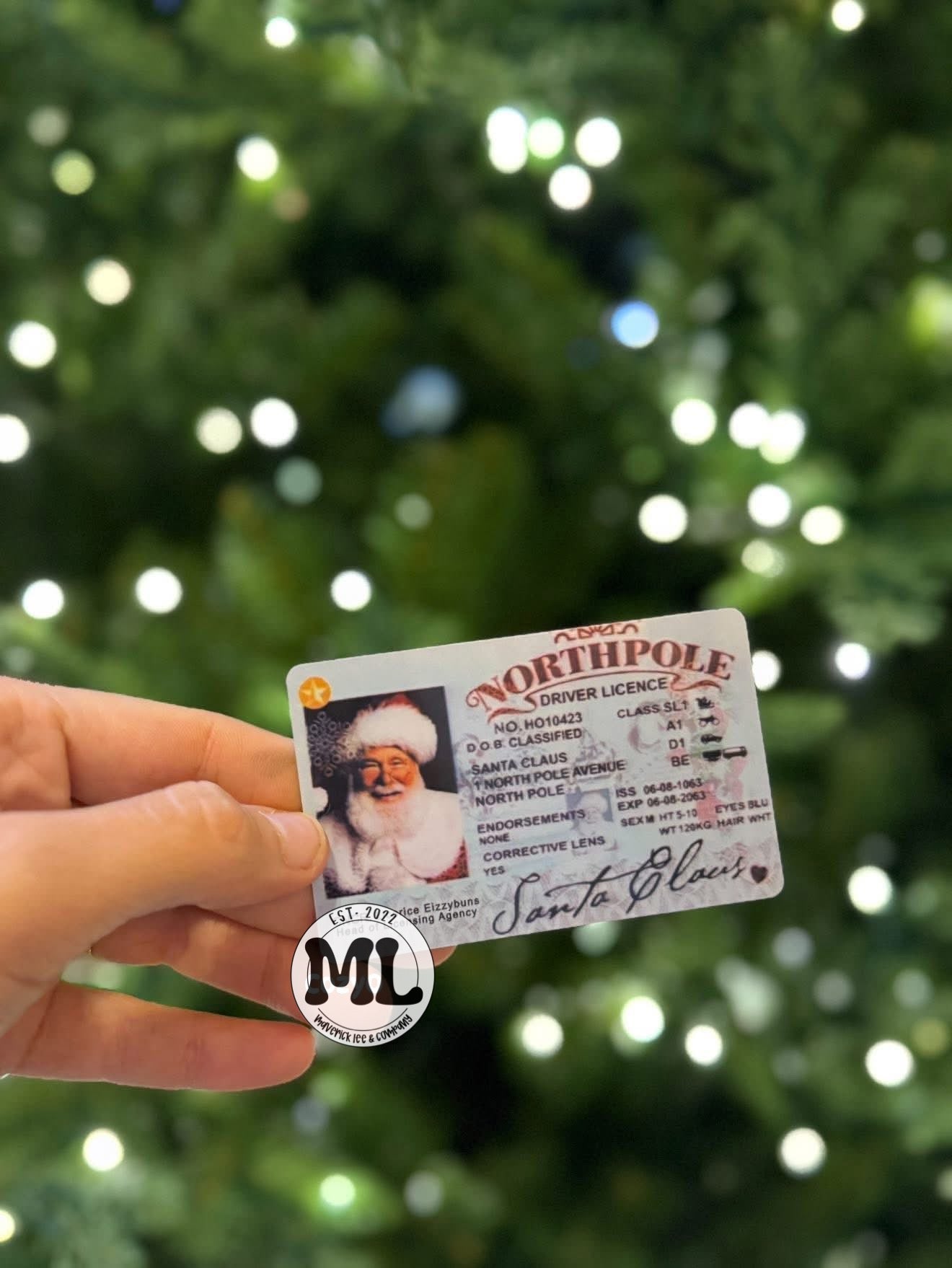 Santa license in stock