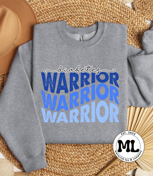 Diabetes warrior wavy