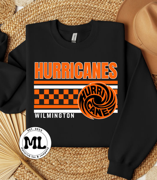 Hurricanes orange – checkered logo