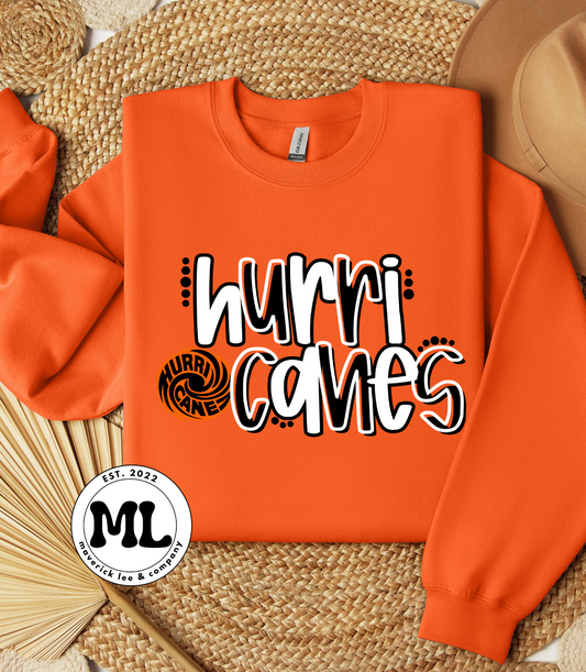 Hurricanes Grace font + dots