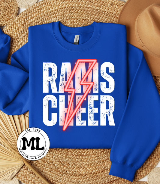 Rams cheer bolt