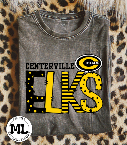 Centerville elks - dots + stripes