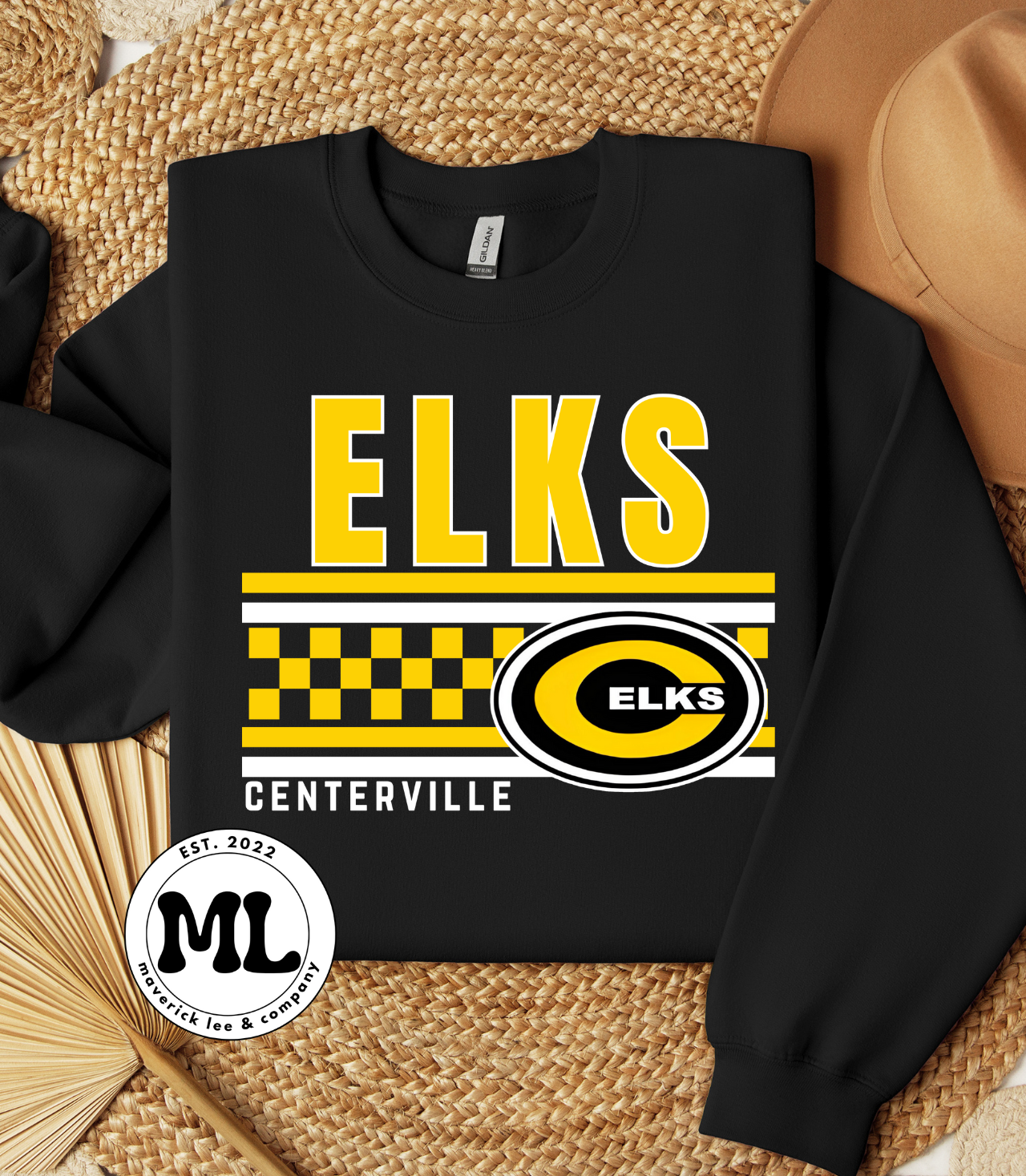 Centerville Elks checkered logo