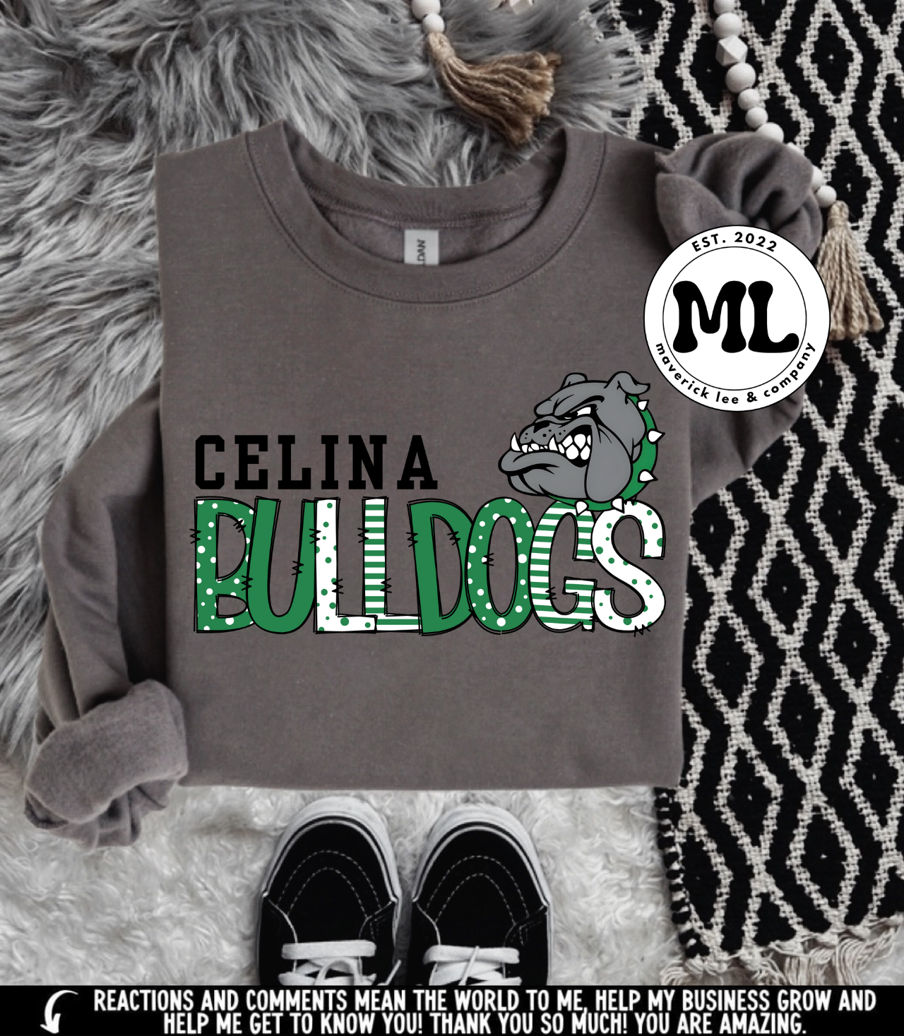 Celina Bulldogs polkadots