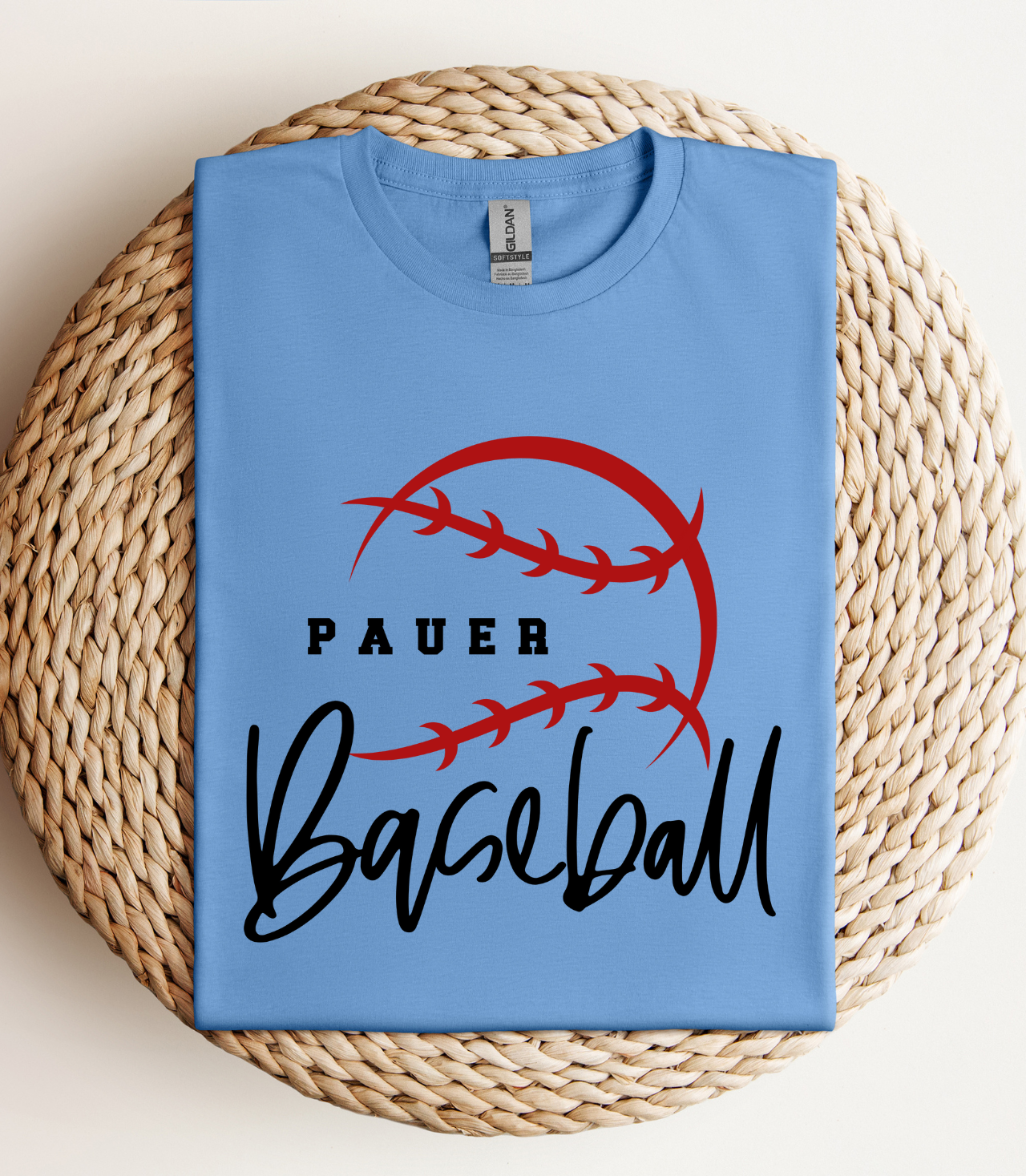 Pauer baseball red / black