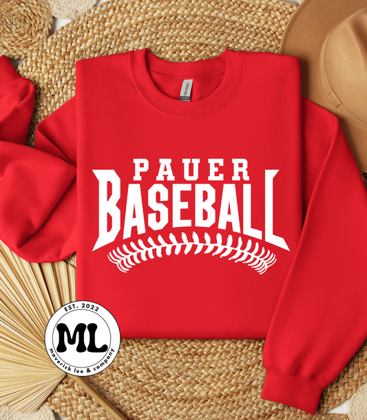 Pauer baseball - white stitching