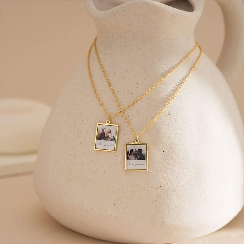 Custom Stainless Steel Photo Necklace