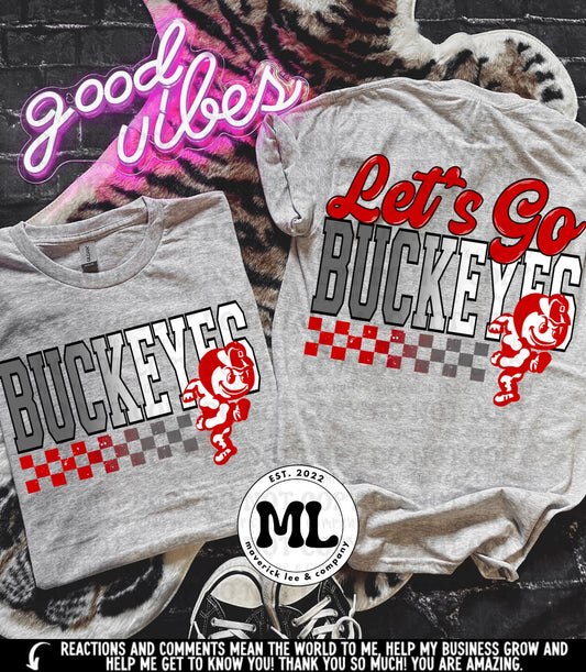 Checkered columbus front + back