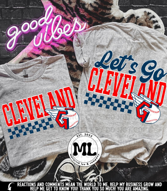 Checkered cleveland front + back