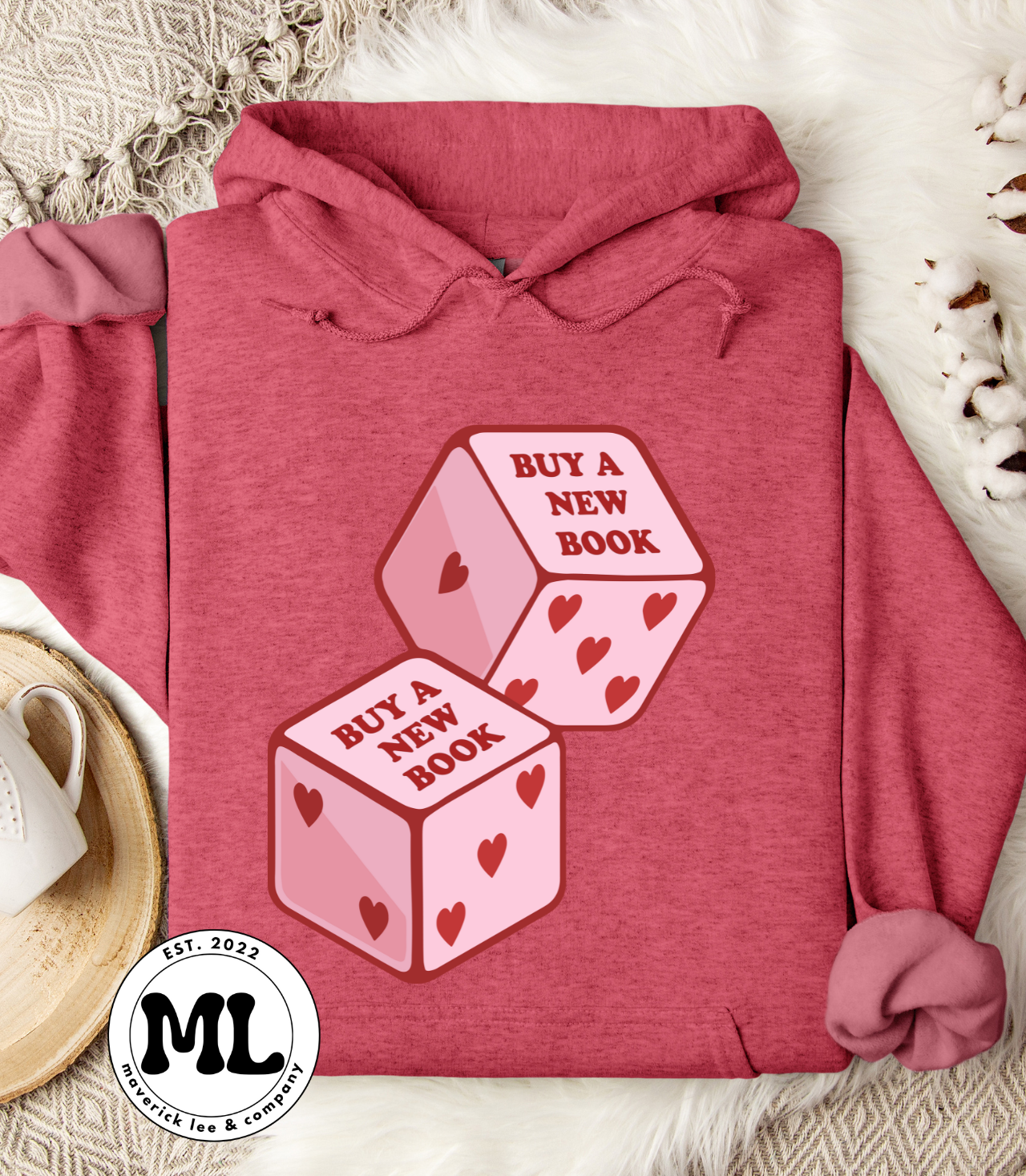 Buy a new book dice