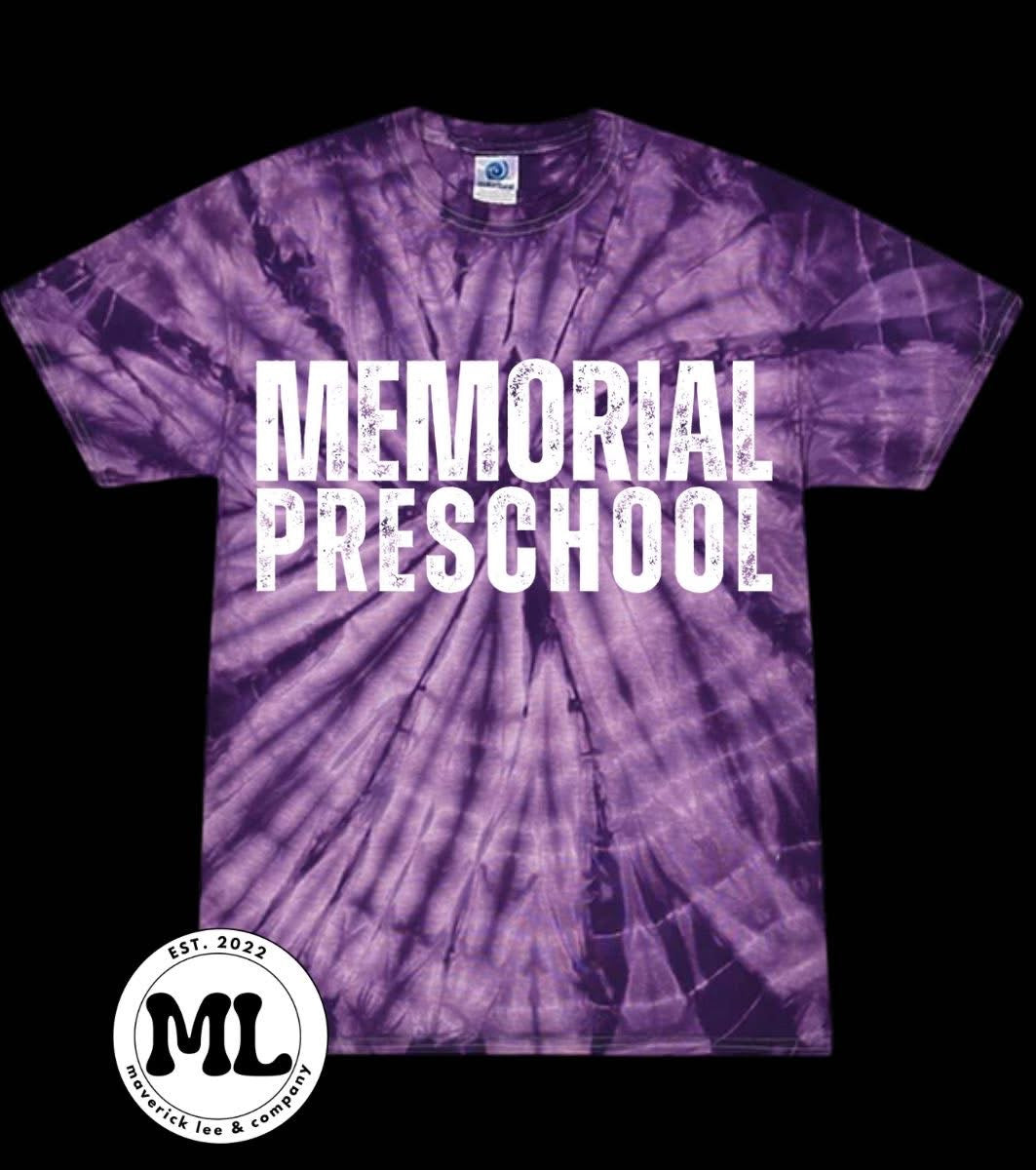 Memorial preschool distressed white