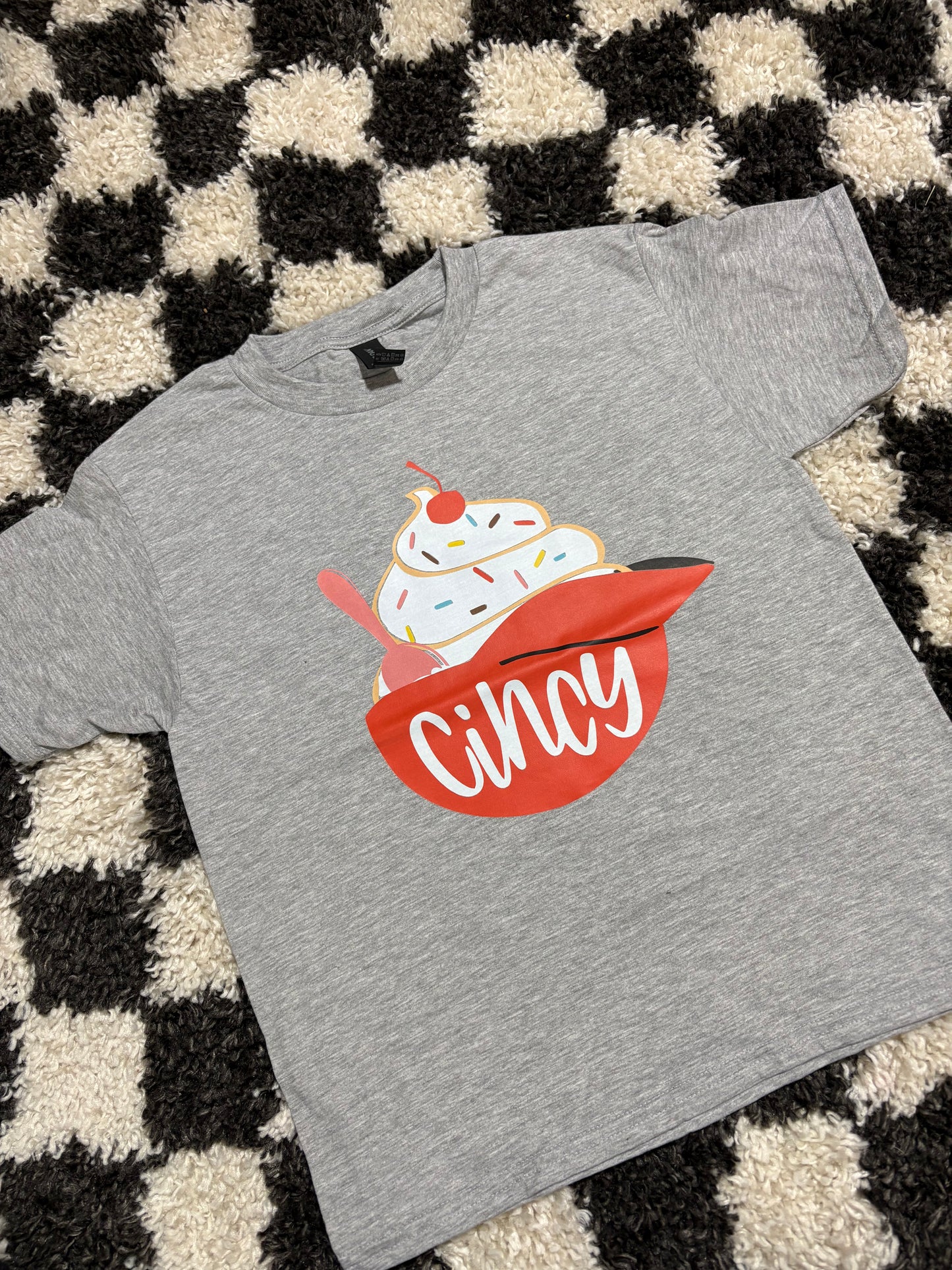 Youth Medium tee in stock