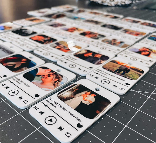 ❤️ Custom song keychains ❤️