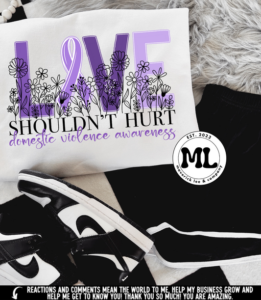 Love shouldn’t hurt – floral