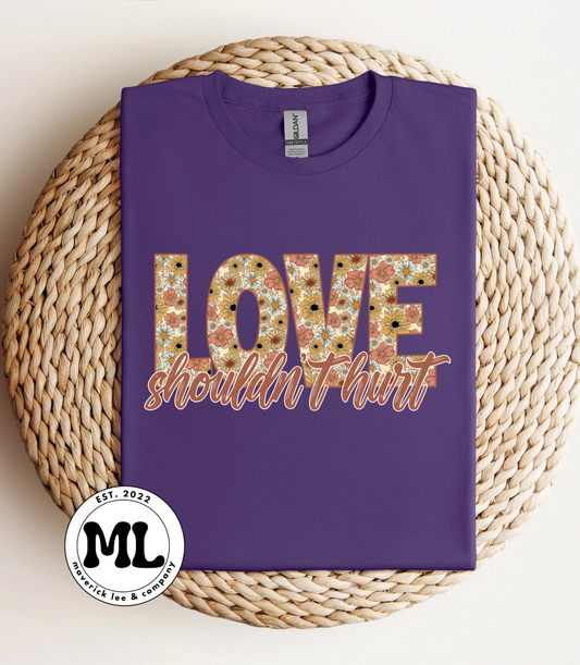 Love shouldn’t hurt BoHo floral