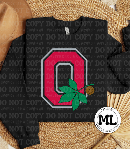 Ohio logo with Buckeye