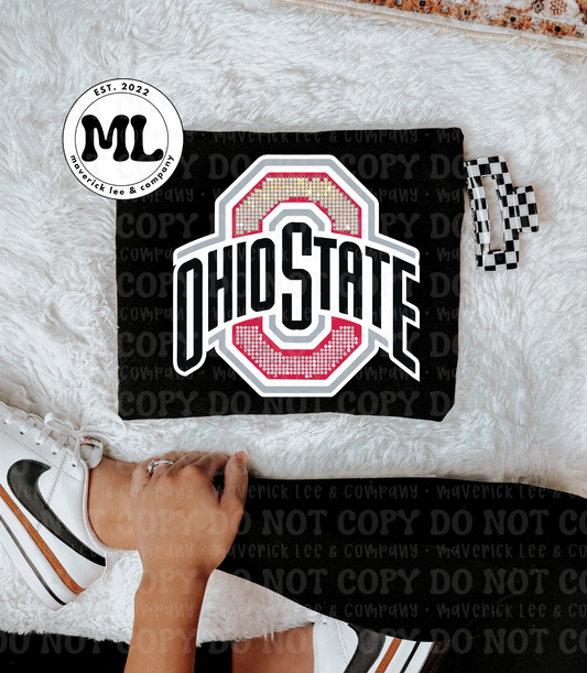Ohio full color faux sequin