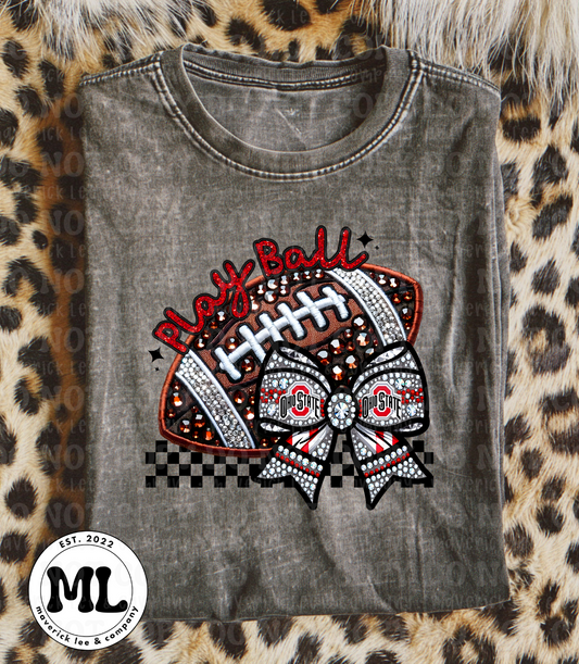 Rhinestone Ohio play ball