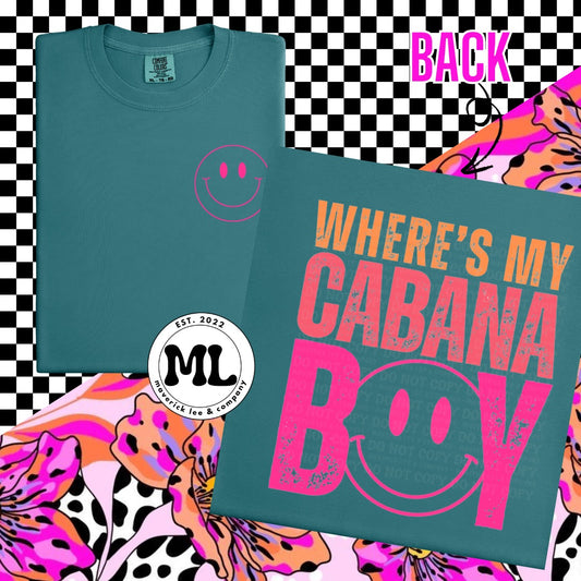 Where’s my cabana boy?