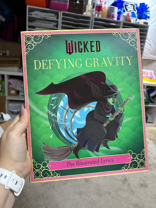Defying gravity, illustrated storybook - in stock