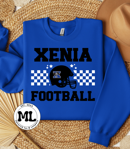 Xenia football checkered