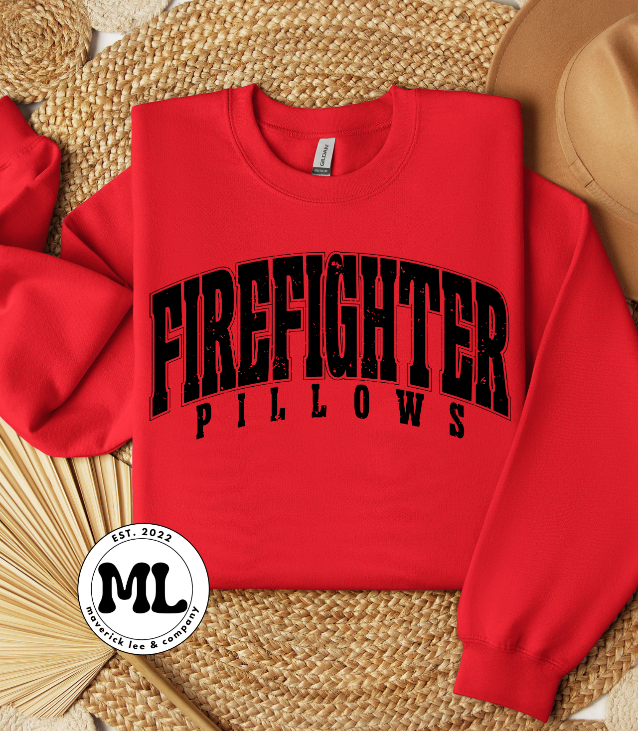 Firefighter pillows – Maverick Lee and Company