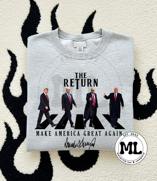 The return – black