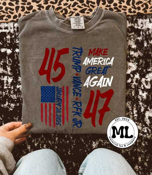 45+47 with flag