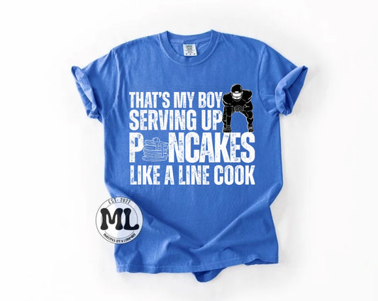 Serving up pancakes