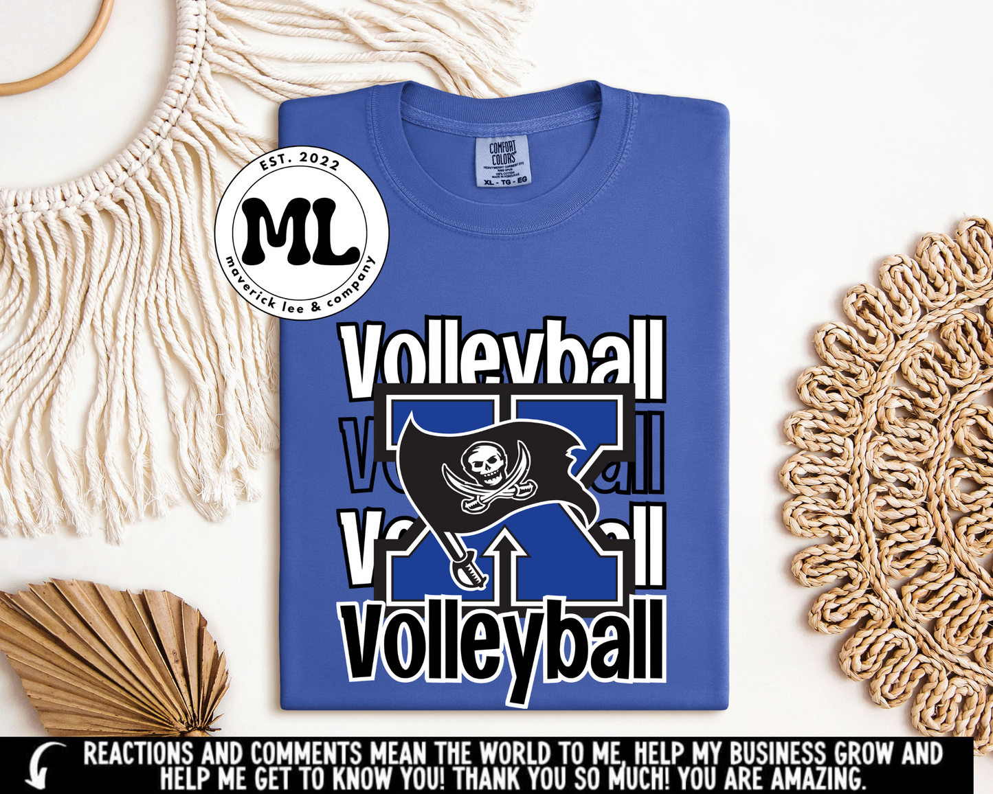 Scrolling Xenia Buccaneers Volleyball