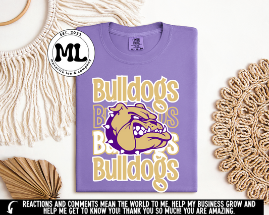 Scrolling Queen Creek Bulldogs