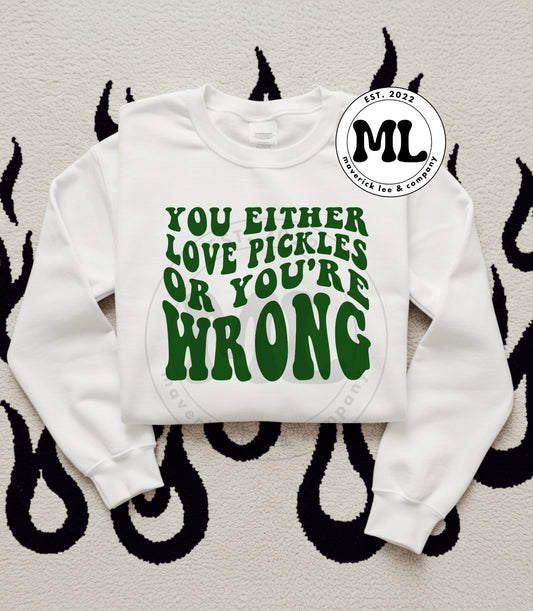 Or you’re wrong